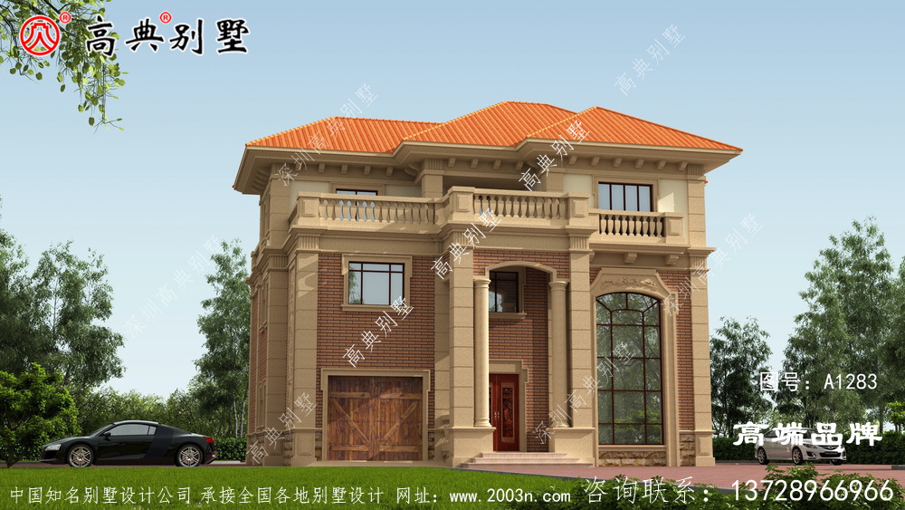 簡歐式風格外觀錯落有致，多采光窗更加大氣