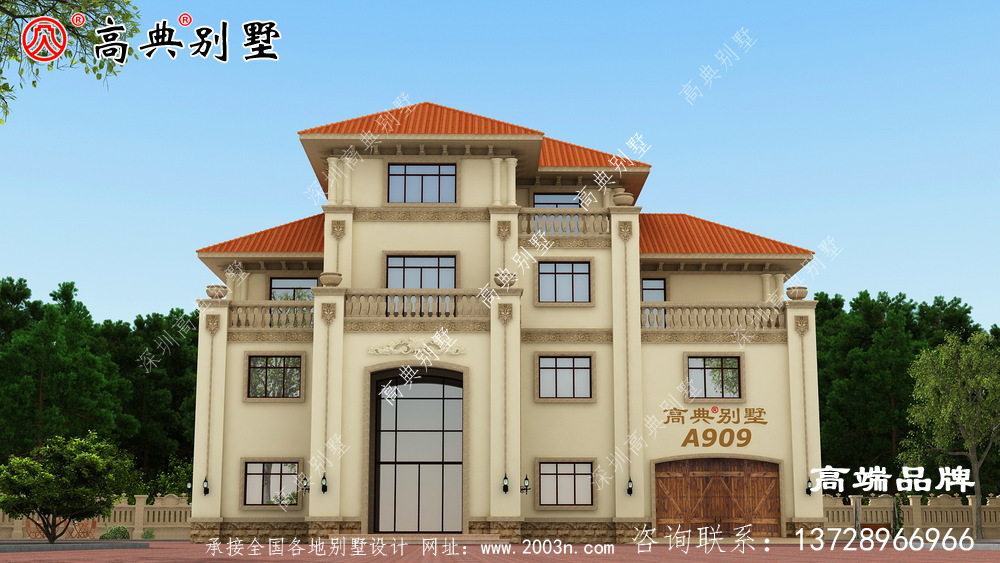 簡單時尚的歐式自建別墅，是如今建房的最愛，越來越受歡迎。