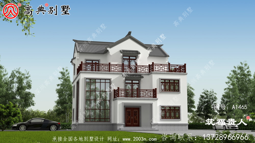 現(xiàn)代簡約新中式別墅設(shè)計圖 現(xiàn)代簡約新中式別墅設(shè)計圖