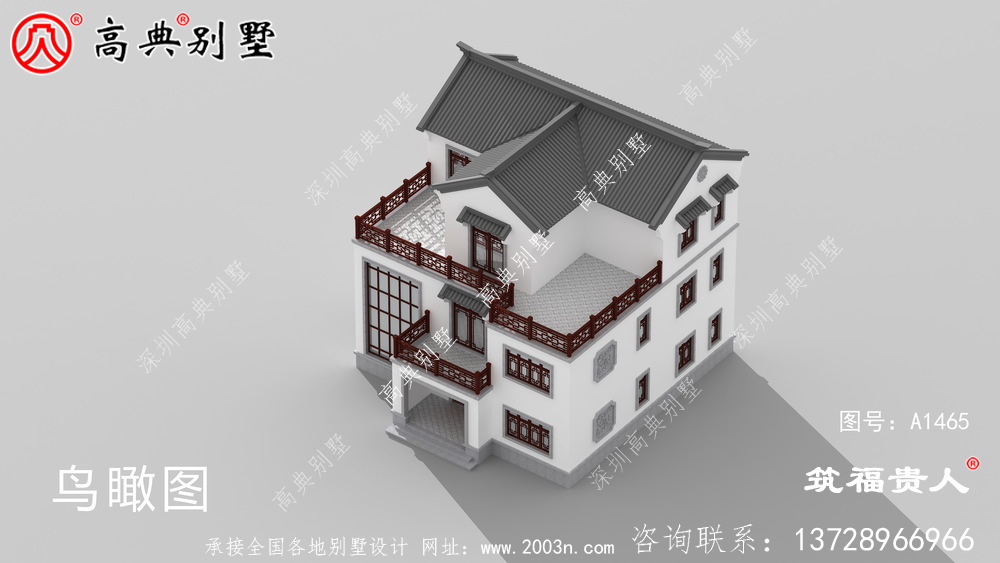 現(xiàn)代簡約新中式別墅設(shè)計圖