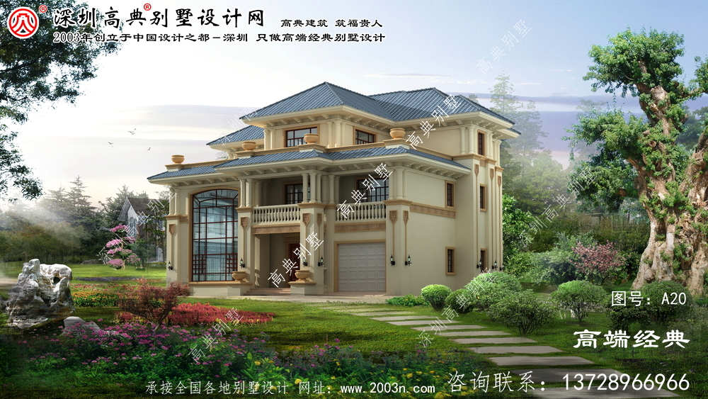 新沂市三層復(fù)式別墅外觀圖片大全