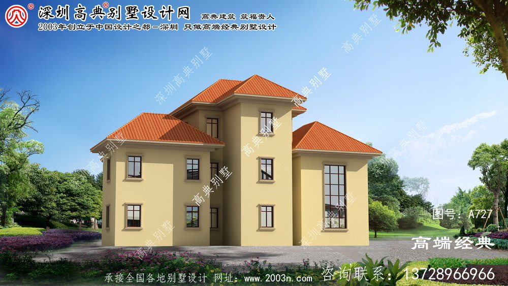 永康市豪華自建別墅設計