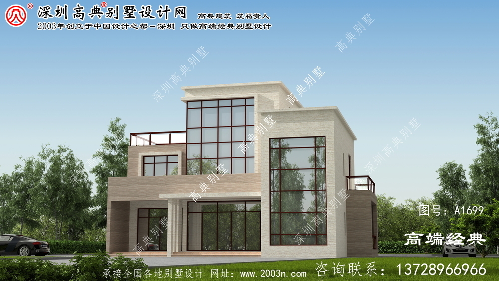 朔州市農村二層半房屋設計