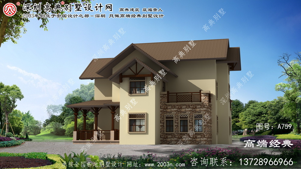 修武縣農(nóng)村別墅兩層設(shè)計(jì)圖