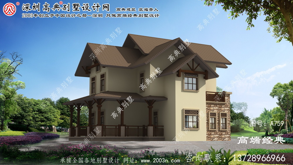 修武縣農(nóng)村別墅兩層設(shè)計(jì)圖