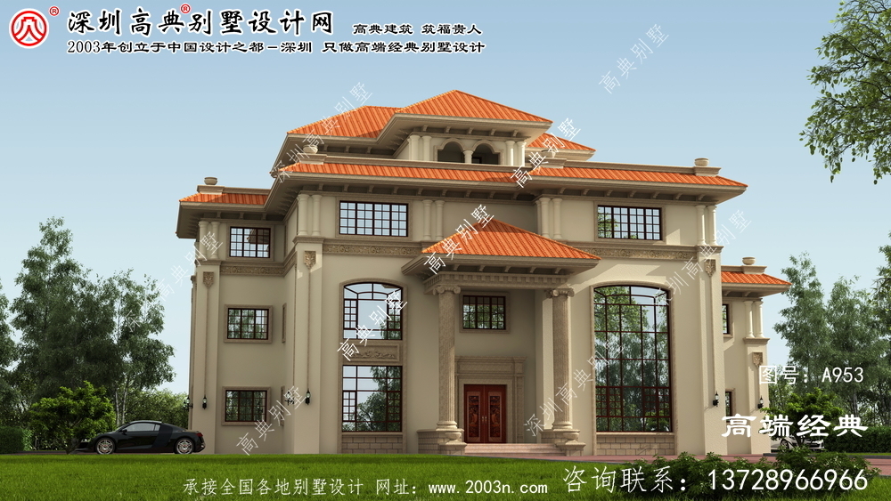 洪山區四層別墅設計圖 洪山區四層別墅設計圖