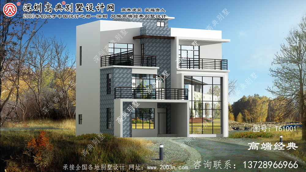 沿灘區119平現代復式別墅設計圖	 	