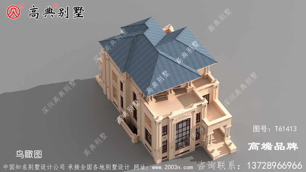 歐式石材設(shè)計瞬間提升了別墅整體的品位 。
