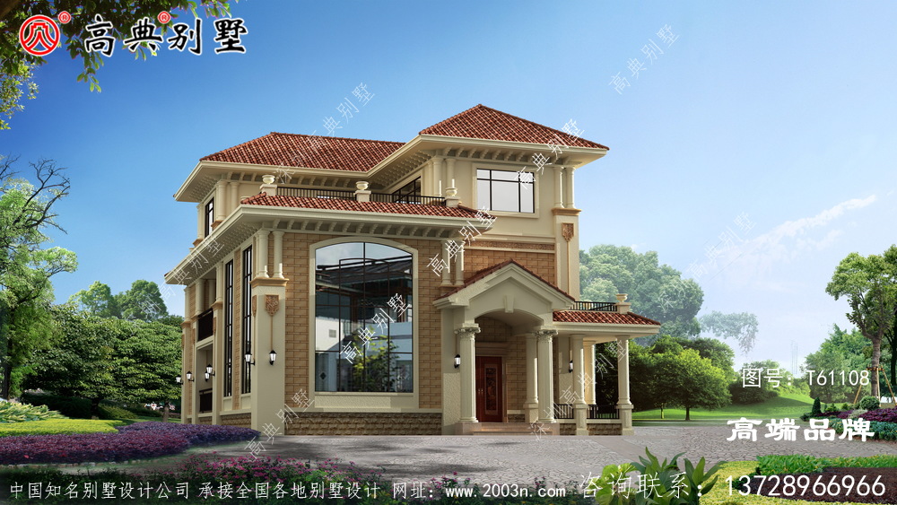 三層別墅外觀效果圖大全適合農(nóng)村住宅建設(shè)