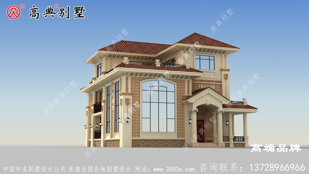 三層別墅外觀效果圖大全適合農(nóng)村住宅建設(shè)