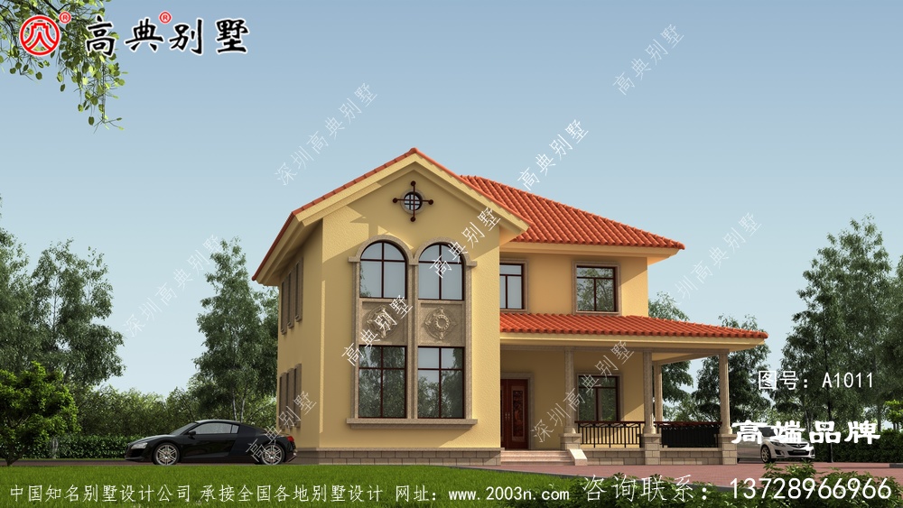 兩層別墅設(shè)計(jì)圖廚房半開放式現(xiàn)代式