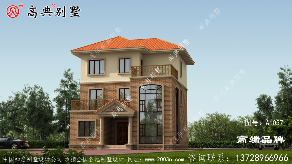新型農村房屋設計圖片外觀靚麗，布局合理