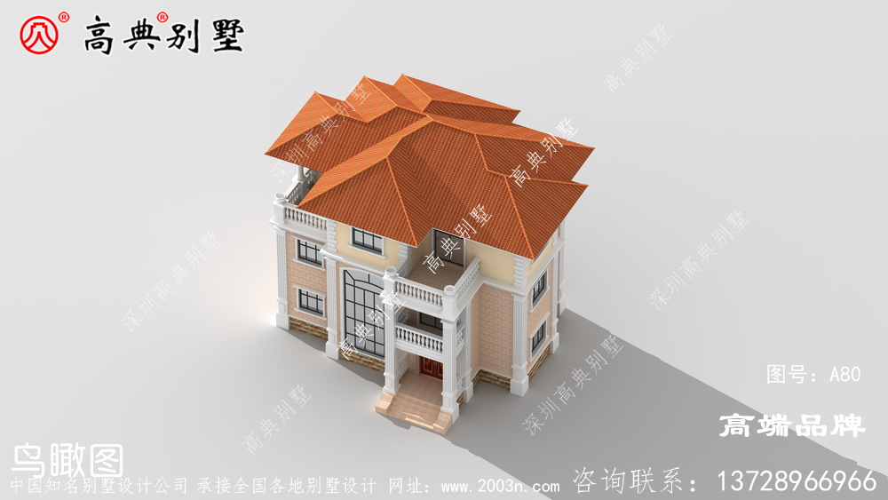 農村三層別墅更是風光無限的設計