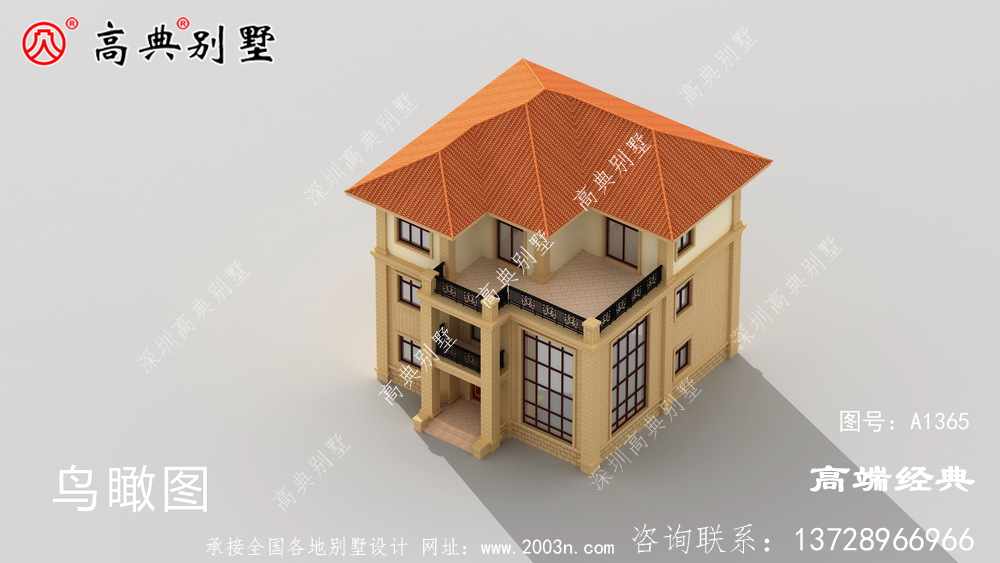 這樣的復(fù)式別墅非常適合農(nóng)村建造！
