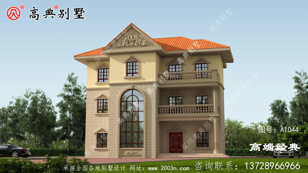 端莊典雅,非常親民的簡歐三層復式別墅 端莊典雅,非常親民的簡歐三層復式別墅