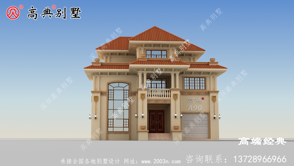 簡(jiǎn)歐別墅給人一種非常和諧的感覺(jué)