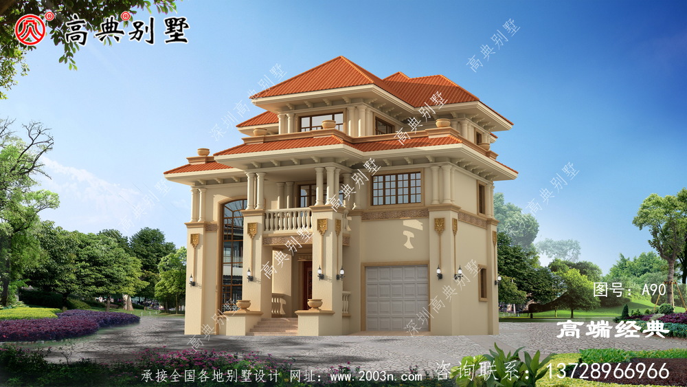 簡(jiǎn)歐別墅給人一種非常和諧的感覺(jué)