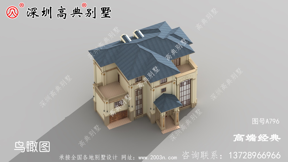 帶車庫的四層別墅設計圖，在農村建房戶型中，建的最多的還是經濟實用的