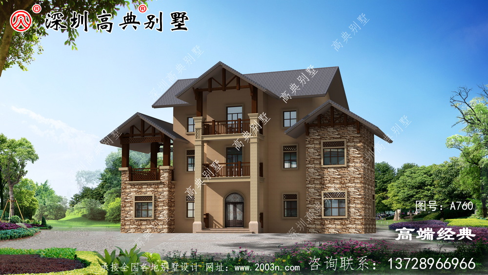 歐式農村自建房設計圖，布局好實在