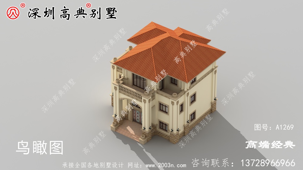 經典耐看的三層歐式別墅設計圖，寬敞大氣