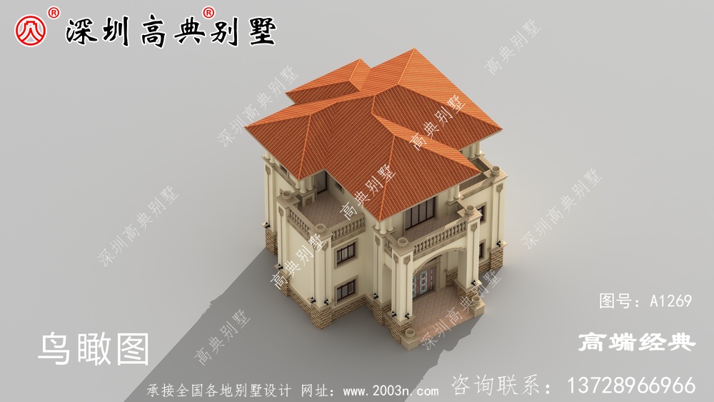 經典耐看的三層歐式別墅設計圖，寬敞大氣
