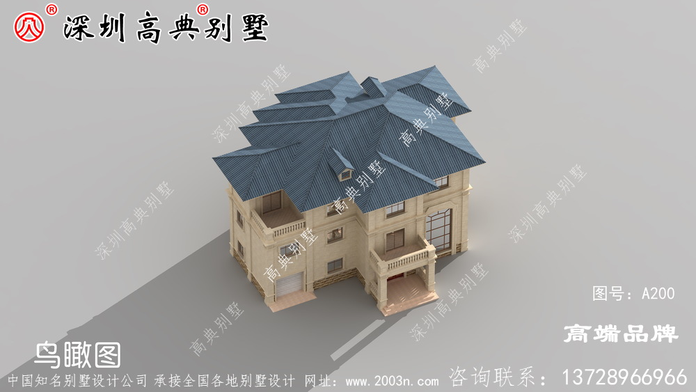 新農村三層房子圖片，精致安全