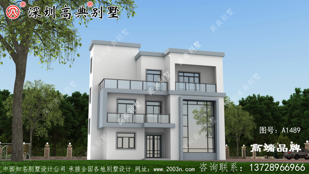 三層自建房設計圖，造價實惠，戶型合理