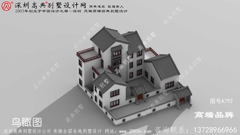 農村四合院別墅設計圖，建房戶型千千萬，唯有四合院最合適