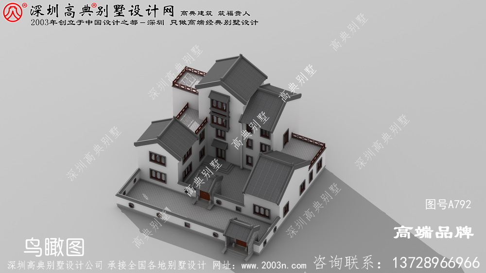 農村四合院別墅設計圖，建房戶型千千萬，唯有四合院最合適