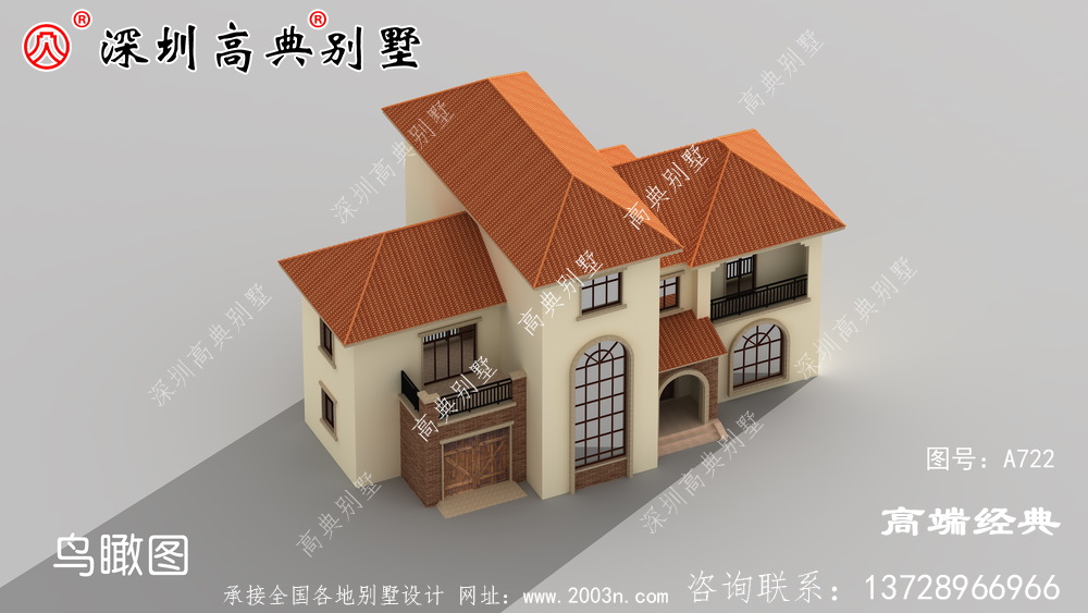 現代三層平頂別墅中最受歡迎的圖片，村里建一棟那就是杠杠的。