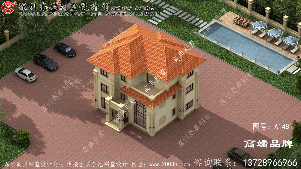 45萬三層簡歐農村民宅戶型圖，農村建這個戶型的很多