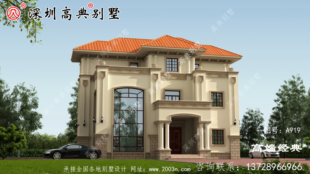 鄉下建筑圖樣設計共享，想建一個自己滿意的房子不難。