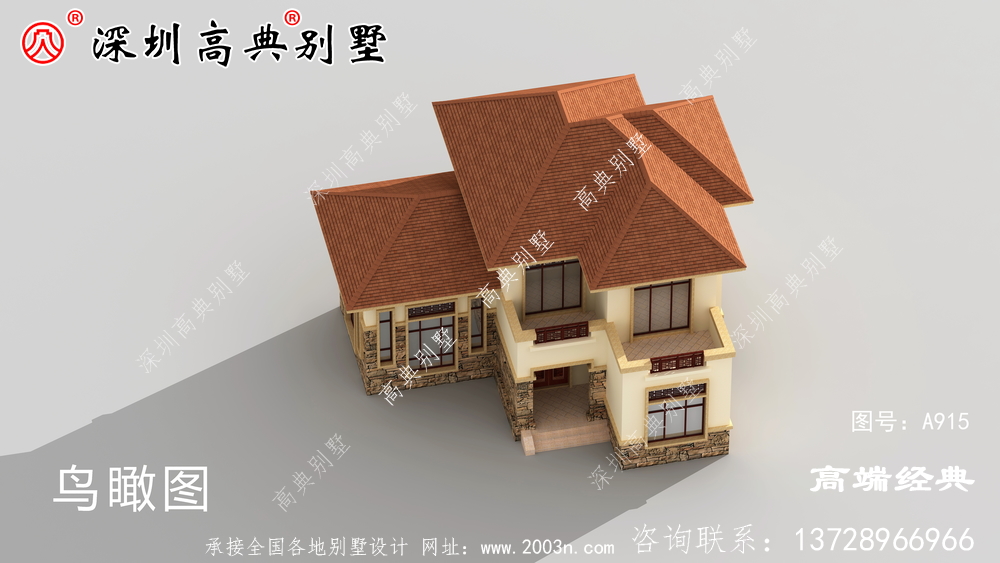 最新的二層別墅圖,外觀簡潔美觀,回鄉(xiāng)蓋房子就選它。