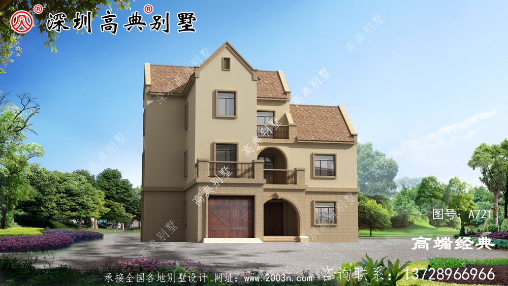 廣東鄉村自建房圖,簡潔大氣,想低調都不行。