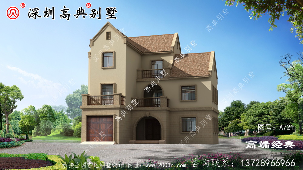 廣東鄉村自建房圖,簡潔大氣,想低調都不行。