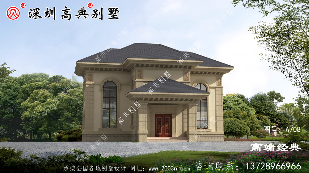 房子建得很漂亮，完全不輸給城里城里城里的別墅