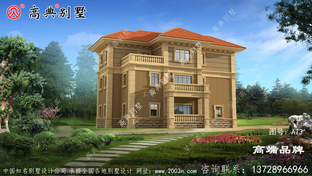 這樣的復(fù)式三層戶型圖建在老家絕對亮眼