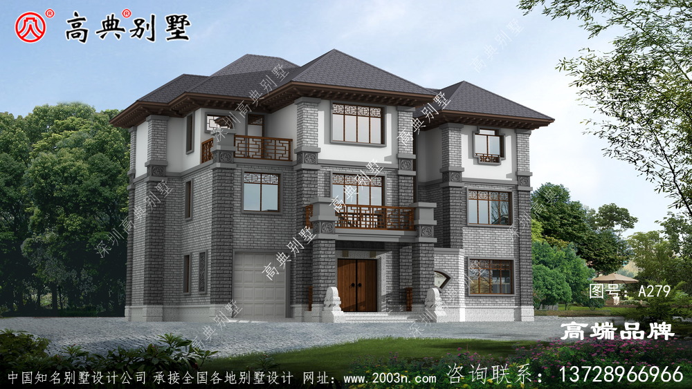 老家建一棟這樣的別墅,父母也跟著沾光