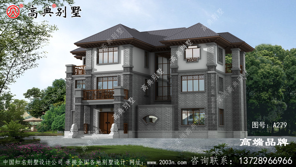 老家建一棟這樣的別墅,父母也跟著沾光