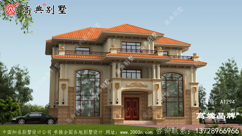 歐式風格對稱設計,外觀結構非常經典