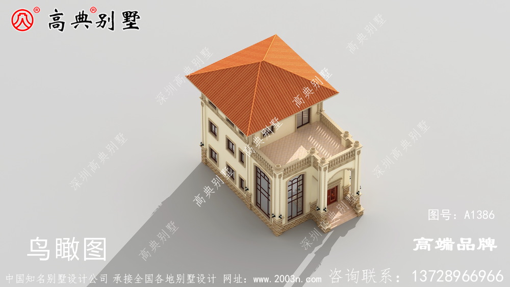 大落地窗使別墅造型更加獨(dú)特,誰(shuí)會(huì)不喜歡這樣的戶型呢?