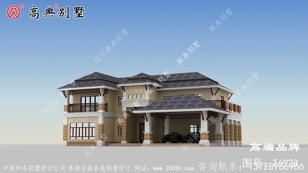 別墅的配色沉穩(wěn),打破了沉悶和老氣