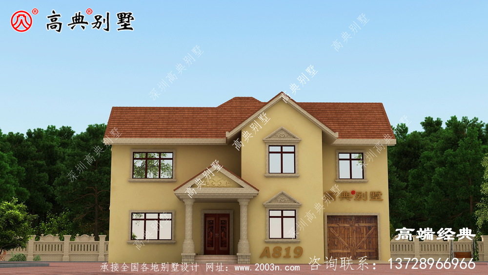 在村內(nèi)具有絕對代表性的簡歐兩層戶型圖 在村內(nèi)具有絕對代表性的簡歐兩層戶型圖