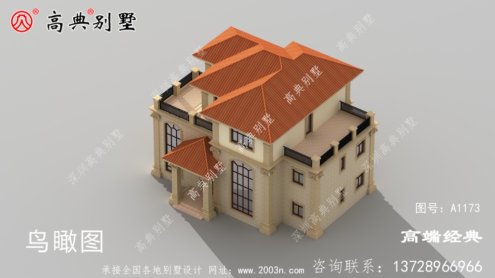 這款歐式自建房，肯定是因?yàn)檫@個(gè)戶型足夠好，才引來大家爭相建造。