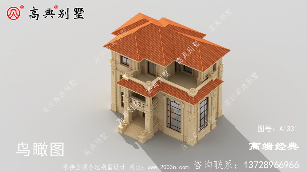歐式石材三層戶型,娛樂設(shè)施齊全豐富你的鄉(xiāng)村生活
