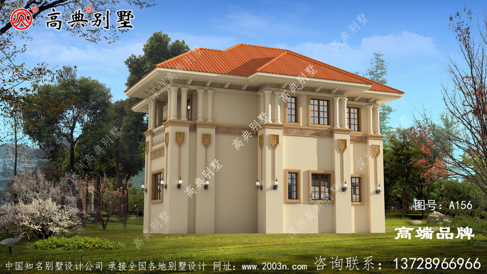 農(nóng)村普通二層小樓圖，蓋好頓時(shí)感覺與眾不同了