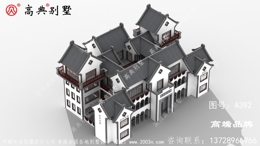 農(nóng)村四層中式別墅設(shè)計(jì)圖分享，想要建造自己滿意的房子并不難
