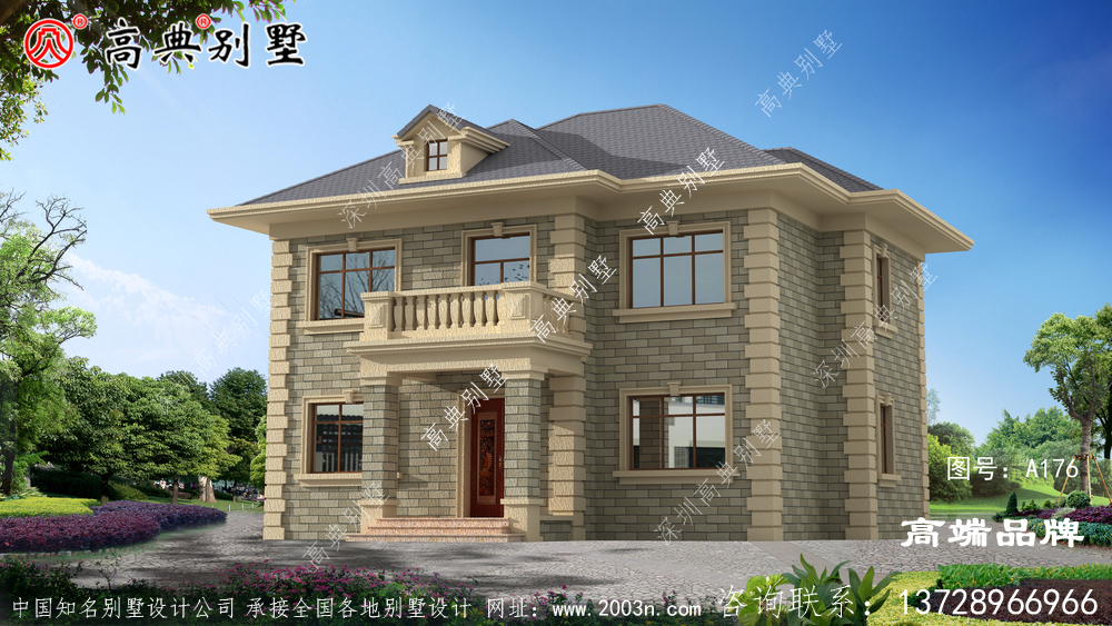 兩層的設計布局這樣做,充分考慮了住戶的居住舒適性