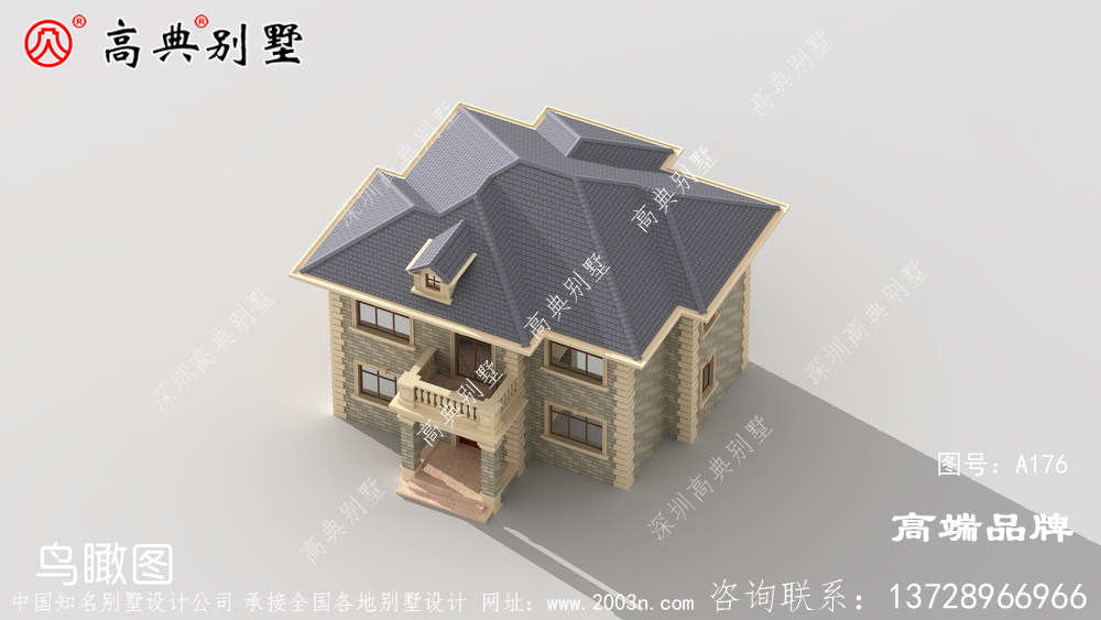 兩層的設計布局這樣做,充分考慮了住戶的居住舒適性